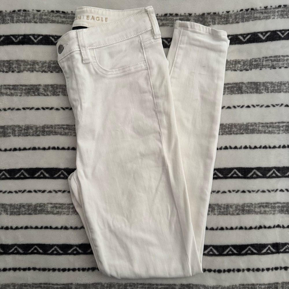 American Eagle White Jeggings